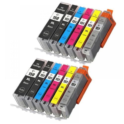 Cartouche d'encre PGI150 CLI151 sans fuite pour imprimante MG5610 MG6610 MX721