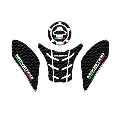 Autocollant réservoir carburant moto contre rayures de veste Monster Evo