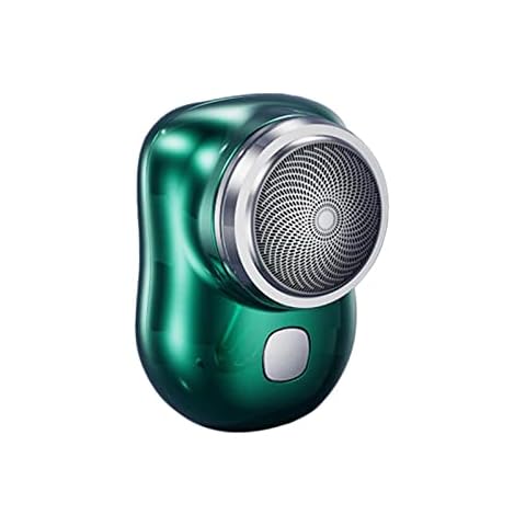 Timpfee Electric Razor for Men Mini-Shave Portable Electric Shaver USB Rechargeable Pocket Size Electric Razor (Green) Cover