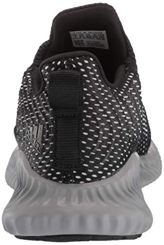 Adidas Kids Alphabounce Instinct, Black/White/Grey, 2.5 M US Little Kid3