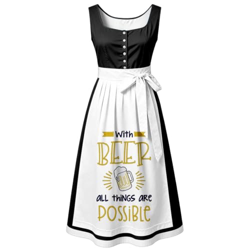 Vestido tirolesa dirndl para mujer ideal para lucir en el festival de Oktoberfest y eventos 4