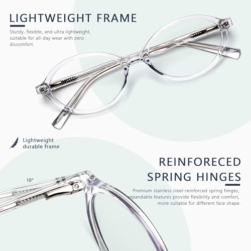 Image of Blue Light Blocking Glasses for Women Men, Square Thick Frame Anti Eyestrain & UV Glare JF6218
