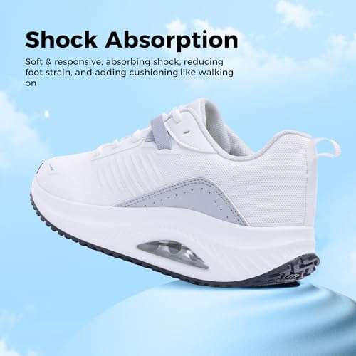 Womens Walking Shoes Orthotic Plantar Fasciitis Tennis Fashion Sneakers with Arch Support for Foot Pain Relief All Day Standing US 6-114