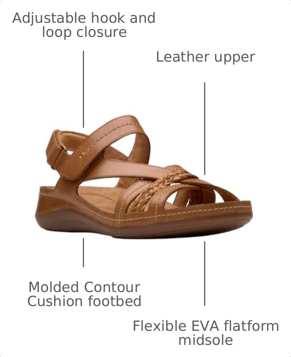 Image of Clarks - Womens Cecily Strap Sandals