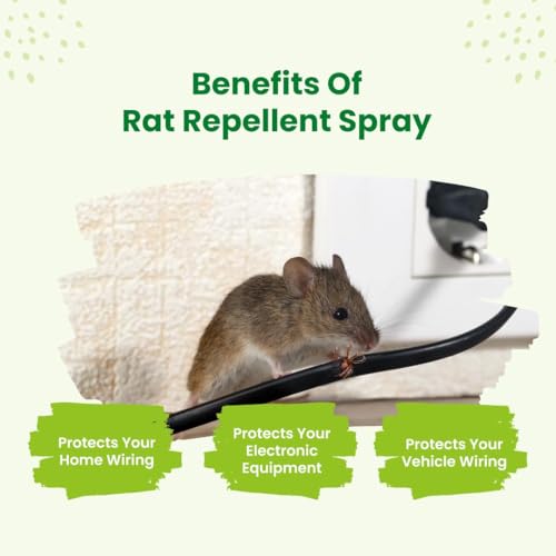 Image of Rat Repellent Spray 250ml | Home Kitchen Car | Pet & Kid Safe