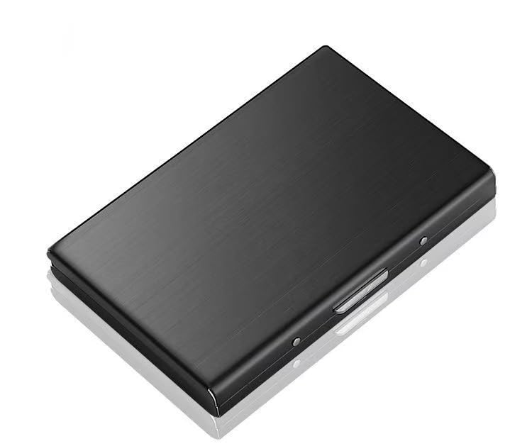 Minimalist Carbon Fiber Wallet for Men, Simple Gift Wrapping, RFID Blocking (Standard carbon fiber)