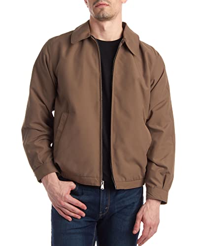 Image of Perry Ellis Mens Golf Windbreaker Jacket - Soft Microfiber Water Resistant Zip Up Casual Windbreaker Jackets for Men