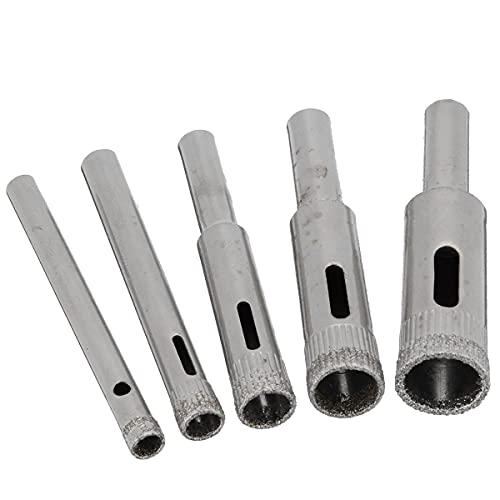 Set de 5 brocas de diamante para mármol y vidrio miniatura 4