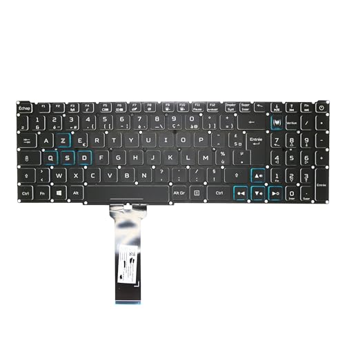 Clavier de remplacement Acer Nitro 5 AN515-54 AN515-55 AZERTY pour réparer vos touches cassées