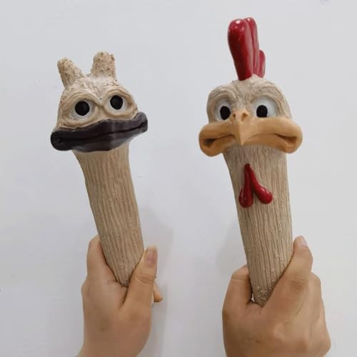 Statue d'extérieur légère en résine beige Yofab pour déco sans effort - 6
