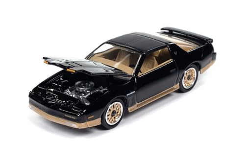 1986 Pontiac Trans Am negro 1:64 escala miniatura 2
