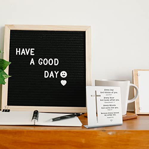 Christian Gifts For Women Faith, Christian Decor For Shelves, Christian Friendship Gifts For Women, Inspirational Christian Gifts Bible Verses Sign Decor On Desk Bookshelf Shelf For Home Office R2 #TOP6