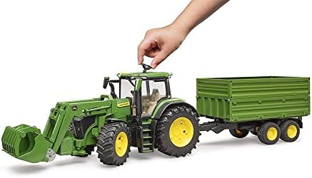bruder BR03155 John Deere 7R 350 Kepçeli Traktör Ve Römork - Görsel 6