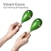 Maracas for Adults Kids Babies, Wooden Maracas Shaker Musical Instrument, Green