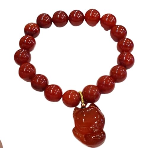 Colgante de jade auténtico y pulsera con dije de riqueza para prosperidad