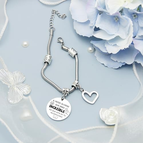 Pulsera Inspiradora Personalizada para Mujer