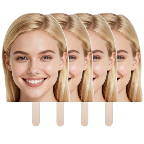 DP BOUTIQUE Custom Big Head Cutout on a Stick, 6 to 48 inch, Personalized Face for Party Decor,...