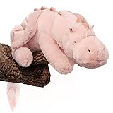 YOUBLEK 40In 5Lb Weighted Stuffed Animals,Cute Plush Dragon,Weighted Stuff Dinosaur Toy for Kids Adult Gift or Decoration (5lb, Pink)