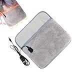 Shaersu Calentador de pies USB, ajustable con temporizador, calentador de...