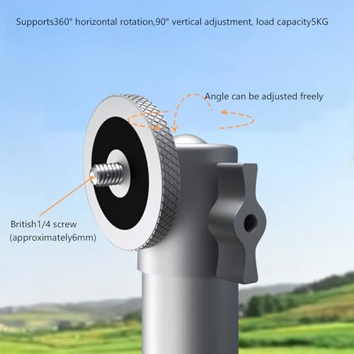 Soporte de proyector ajustable con rosca de 1/4 para cine en casa y camping 7