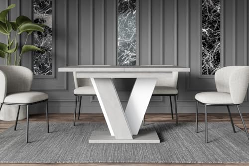 ALTDECOR Esstisch ausziehbar, ideal als Küchentisch, Esszimmertisch - oder...