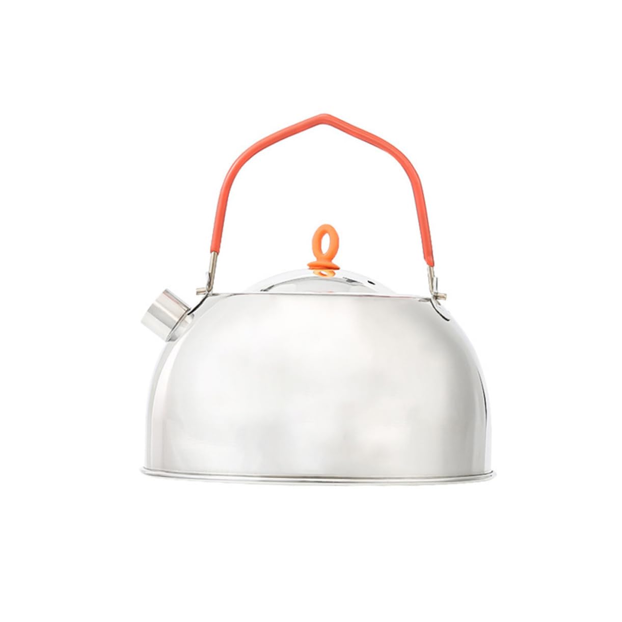 FOYTOKI Mini Camping Tea Kettle 0.6l Portable Outdoor Tea Pot for Hiking Stainless Steel Kettle