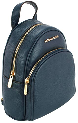 Michael Kors Abbey: Mochila  color Azul  talla Small: 18.5 cm x 22.5 11