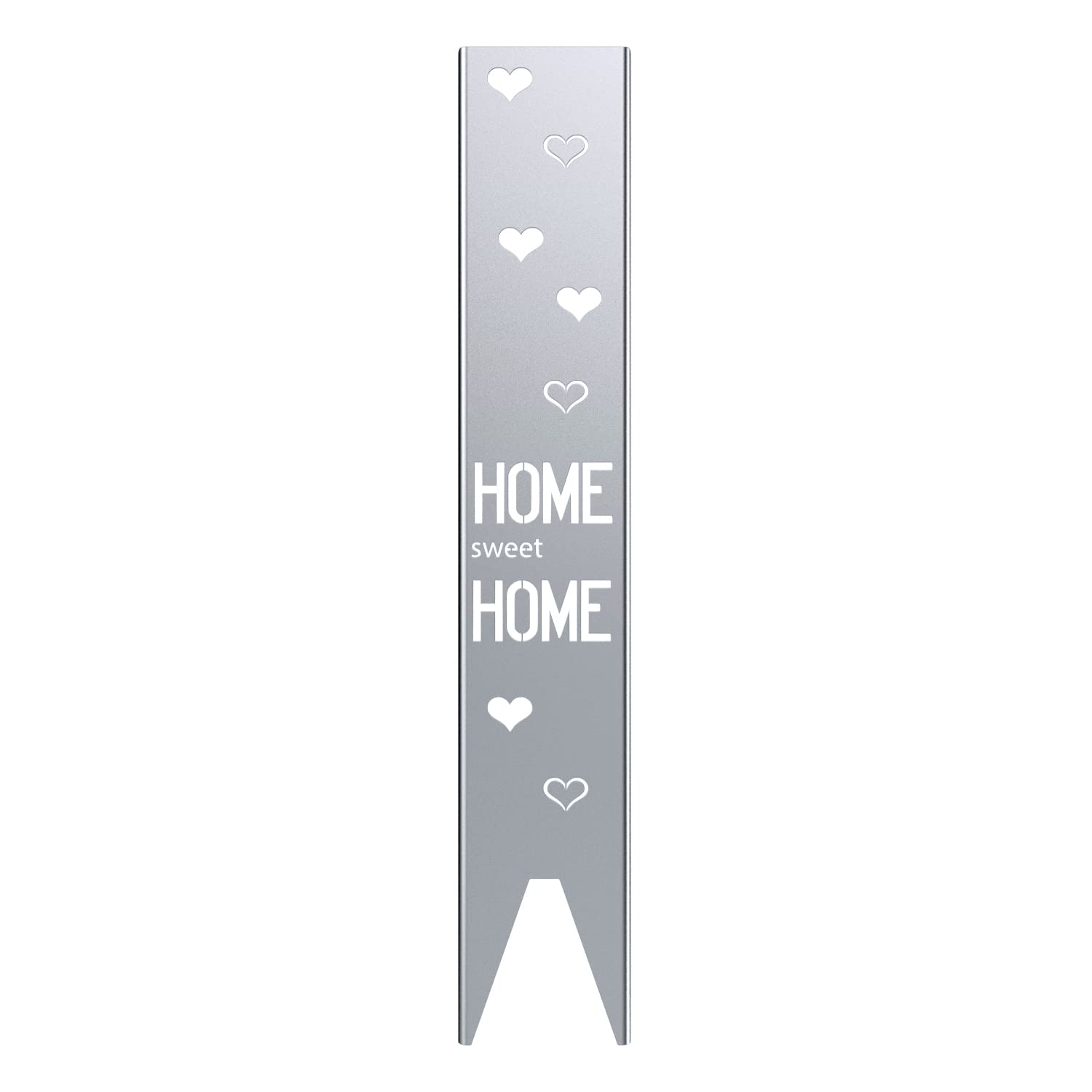 tuning-art EW101-E Gartenstecker Gartenschild Home | Garten Deko | Abkantung | 120cm x 21cm