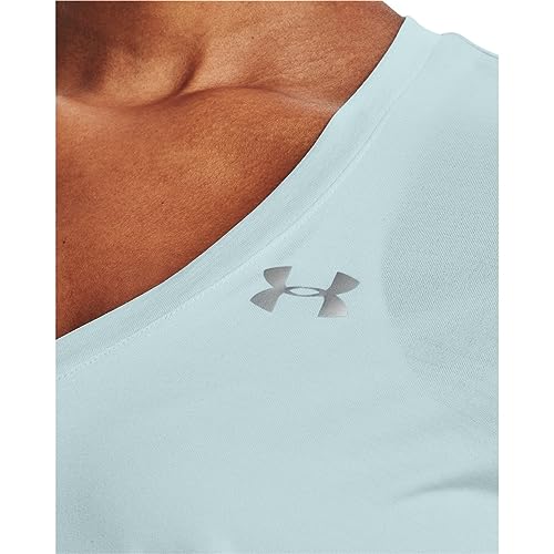 Image of Under Armour Womens Tech V-Neck Twist Short-Sleeve T-Shirt