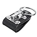 Produktbild lymty Gürtel Schlüsselanhänger Leder Gürtelschlaufe Schlüsselanhänger Schlüsselanhänger Auto Schlüsselanhänger Stahl Gürtelclip übergroßen Split Ring