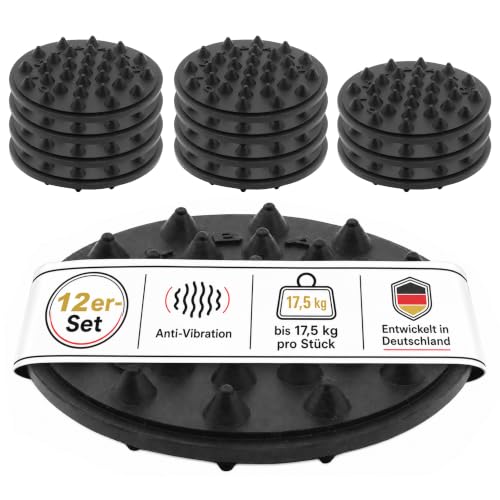 Amortiguador 12 STK 62013 absorbedor acústico antivibración color negro