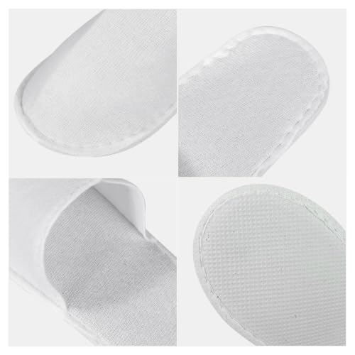 20 Pairs Disposable Slippers for Guests,House Slipper for Guest,Spa Slipper by QPEY - Used condition - Image 6