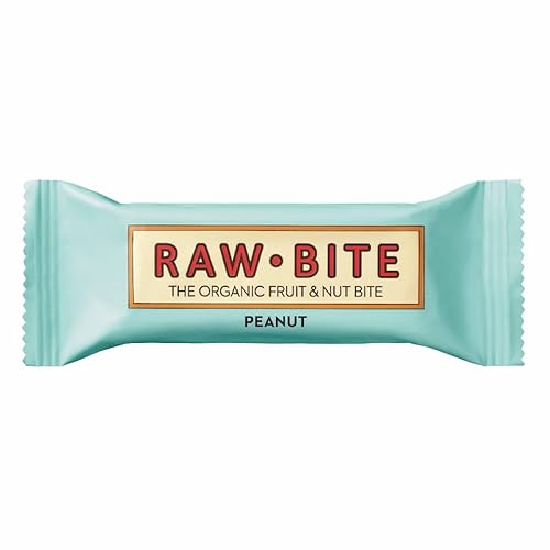 アリサン 有機ローバイト ピーナッツ 50g 有機フルーツバー (有機JAS認証品)(オーガニックスイーツ)×4個