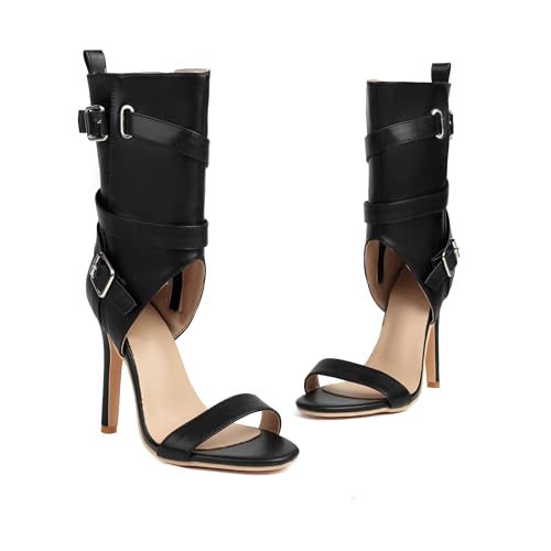 Image of ForeMode Fashion Women T-Strap High Heels Bow Platform Round Toe Pumps Leather Summer Sweet Shoes