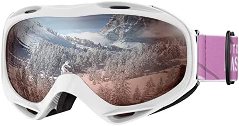 OutdoorMaster OTG Ski Goggles - Over Glasses Ski/Snowboard Goggles for Men, Women & Youth - 100% UV Protection