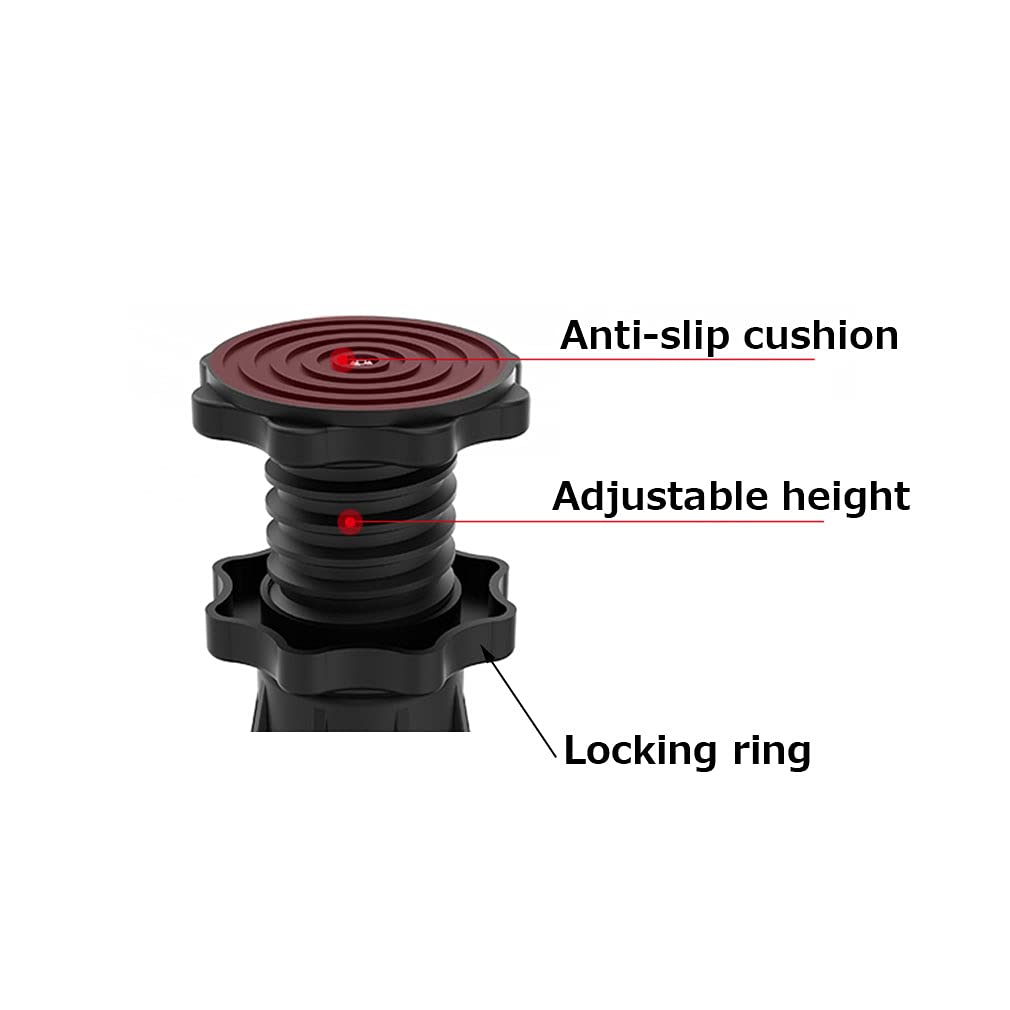 Soporte antivibración para lavadora, base ajustable de 19 a 30 pulgadas para secadora y refrigerador, soporte de suelo resistente con 12 patas para electrodomésticos y macetas
