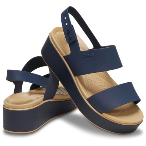 Image of Crocs Women's Brooklyn Low Wedge Sandals