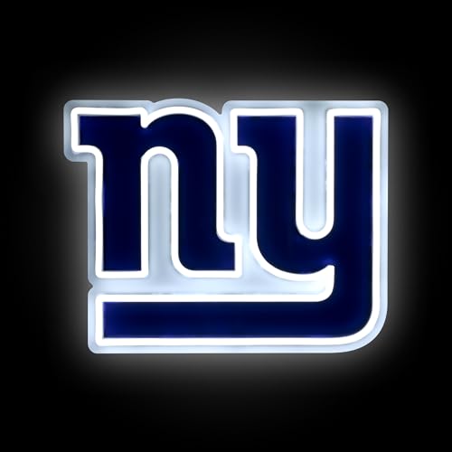 FOCO New York Giants NFL Team Logo LED Neon Light Up Sign