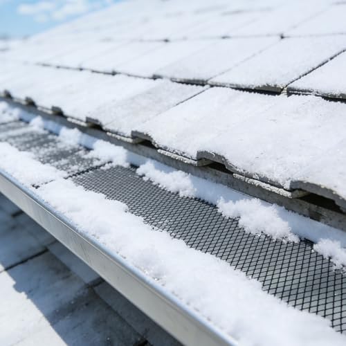 YXJSTO 6” X 120 Ft Lock in Gutter Guard, 40Pcs Micro Mesh Gutter Screens by YXJSTO - Image 8