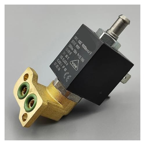 Válvula solenoide de latón 9000BH AC 220V de 3 vías normalmente cerrada para cafetera 3