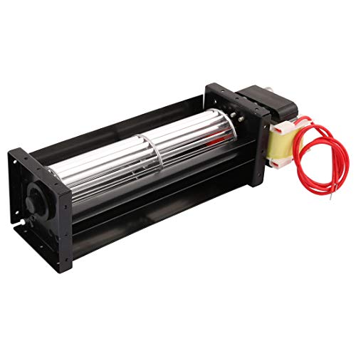 sourcing map Universal AC220V 18W con rodamiento Bolas Ventilador refrigeración Flujo Transversal 220mm x 70mm x 60mm