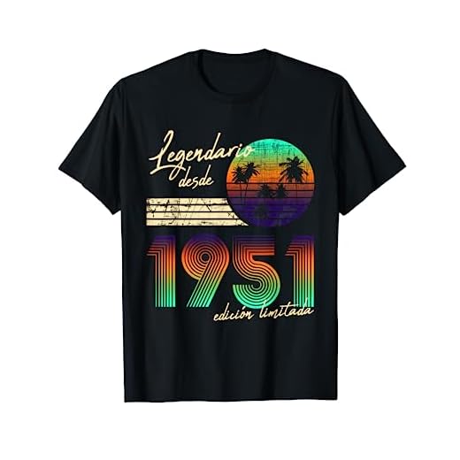 71 Años Cumpleaños Hombre Regalos Legendario Desde 1951 Camiseta
