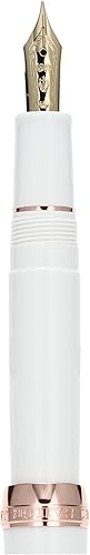 Miniatura 9 de Sailor pluma estilográfica Fashine fine print 11-0725-210 Blanco  Oro Rosa