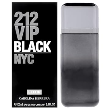Carolina Herrera 212 Vip Black Elixir Edp Perfume Masculino 100ml