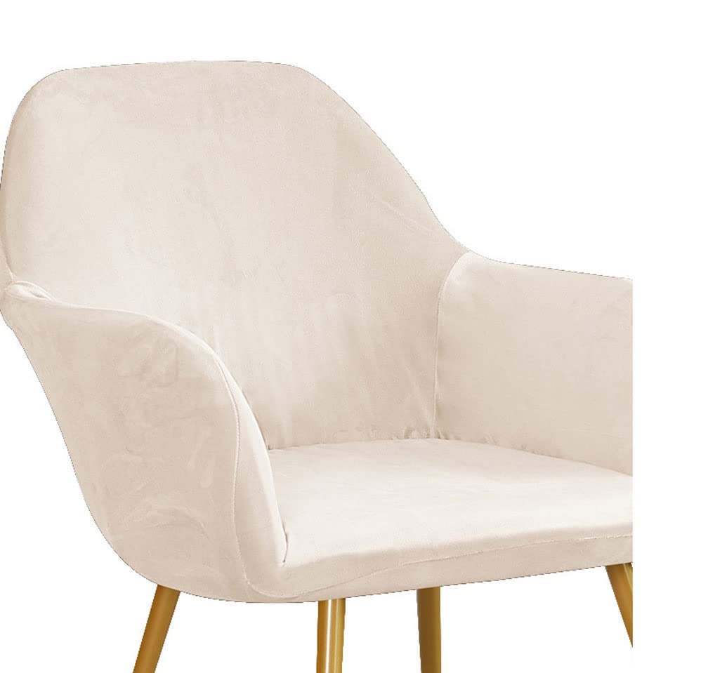 Housse de Chaise scandinave avec Accoudoirs Salle à Manger Salon Hôtel