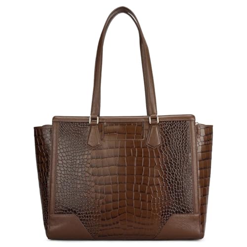 Image of Da Milano Leather Tote Bag for Women (02020OL)