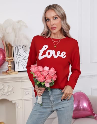 Image of Women's Lightweight Thin Knit Sweater USA American Flag Pullover Sweaters