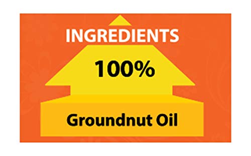 Image of Mr.Gold Groundnut Oil Pet, 1 L | Pure | Natural | No preservatives | No artificial fragrances- Total 1L