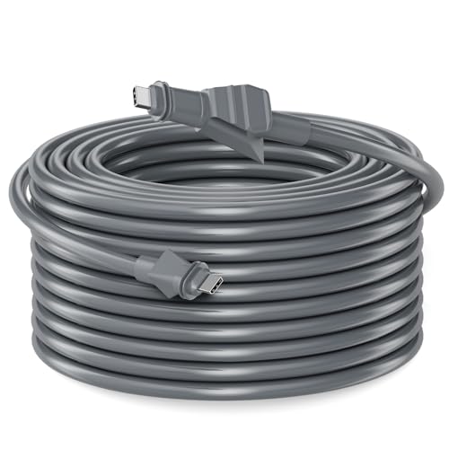 Starlink - Cable plano de alto rendimiento de 23 m, cable de alimentación FHP de repuesto para extensión impermeable Starlink, accesorios planos de alto rendimiento