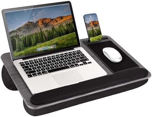 LAPGEAR Home Office Pro Lap Desk with Wrist Rest, Mouse Pad, and ...